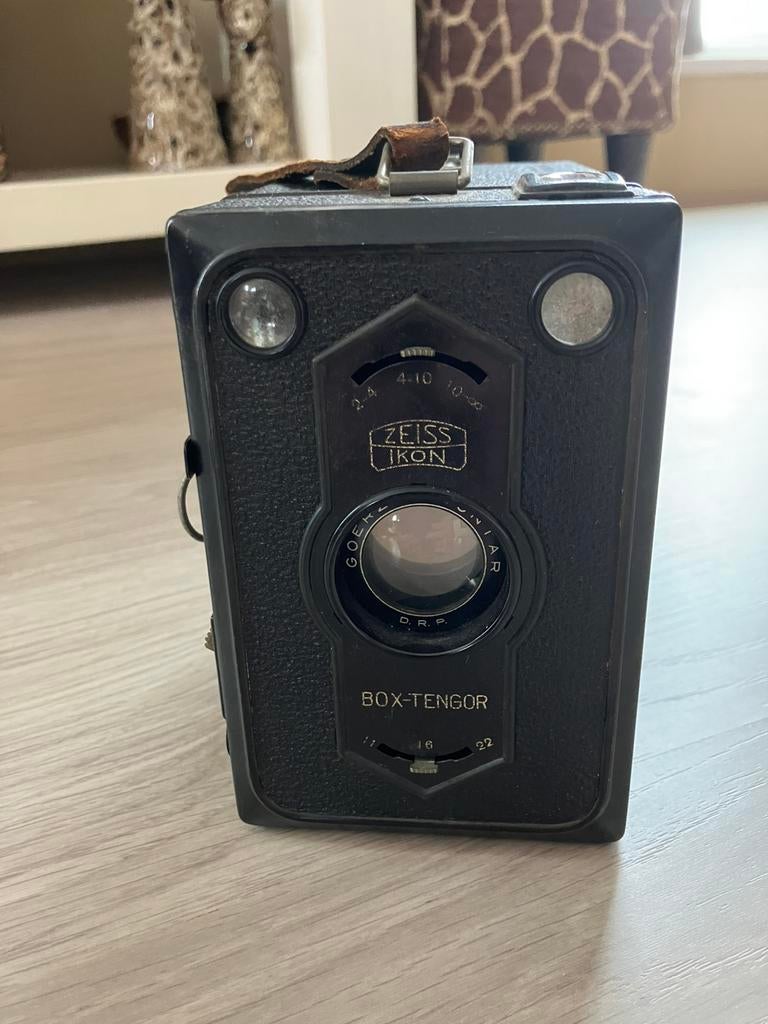 Vintage Zeiss Ikon Box-Tengor Boxcamera - Gebruikt, Audio, Tv en Foto, Fotocamera's Analoog, Ophalen of Verzenden, Niet werkend