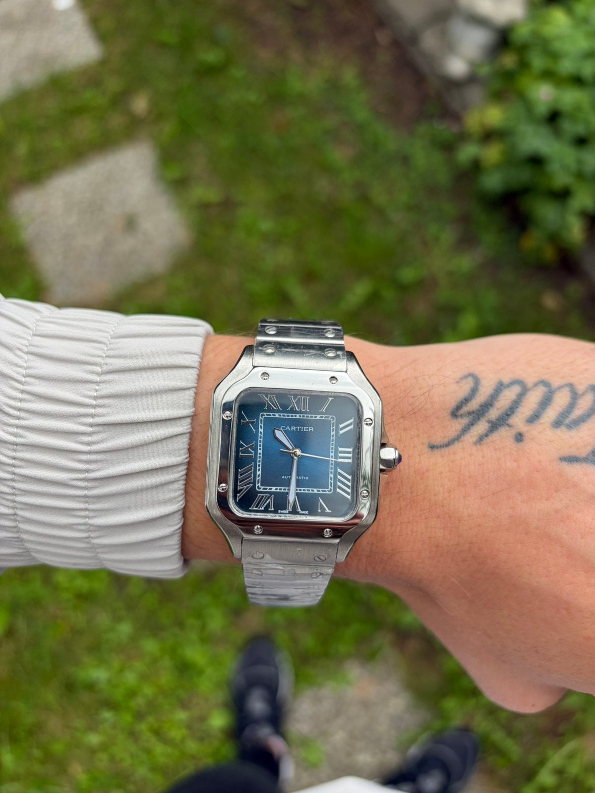 NIEUW! Cartier Santos Medium - 35,8mm - Mechanisch, Ophalen of Verzenden, Staal, Overige merken, 1960 of later