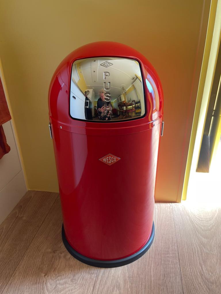 Wesco pushboy junior rood pedaalemmer NIEUW!, Ophalen, 50 tot 75 cm, Nieuw, 20 tot 30 liter