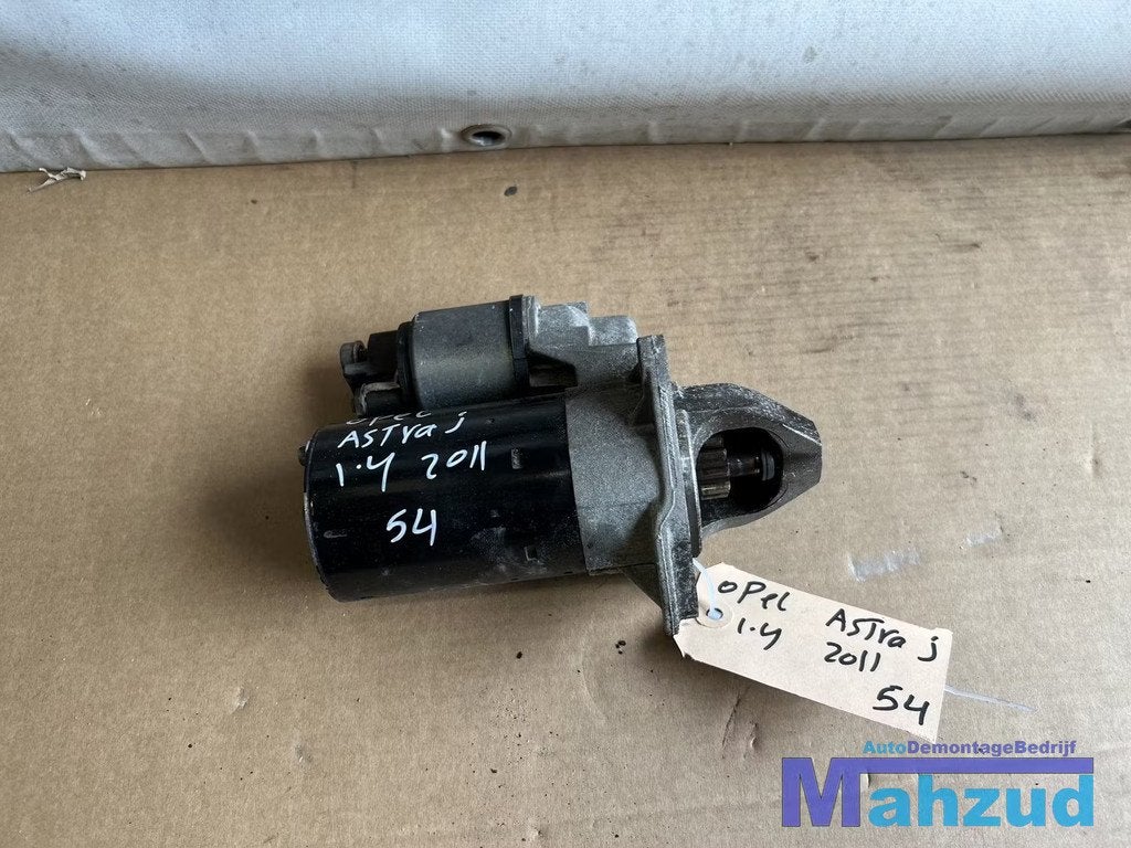 OPEL ASTRA J 1.4 Startmotor 0001107522 bosch / corsa E adam, Gebruikt, Opel Automobile GmbH, Ophalen of Verzenden, Kontakt@opel-infoservice.de
