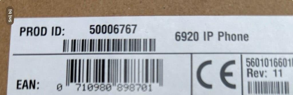☎️ NIEUW Mitel 6920 IP Phone 50006767 6920IP ☎️, Ophalen of Verzenden, Nieuw