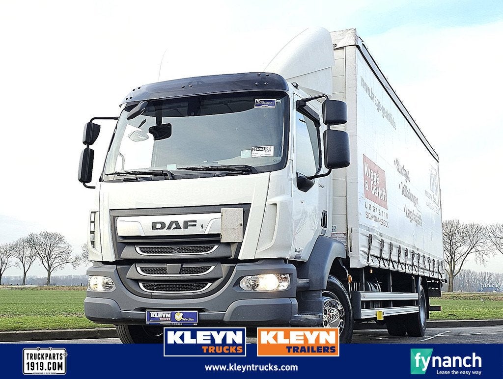 DAF LF 290 16t taillift airco, Auto's, Vrachtwagens, Automaat, 295 pk, Euro 6, Wit