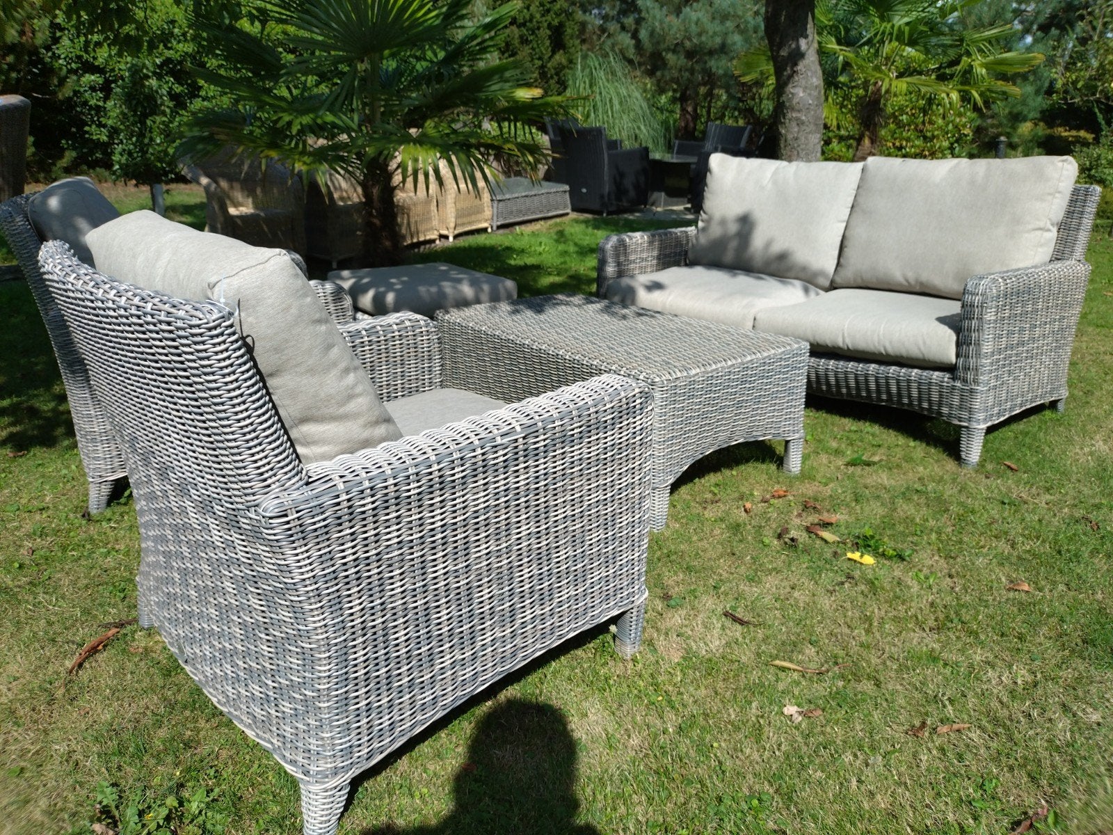 Mooie 4 Seasons loungeset. Opruiming!!, Tuin en Terras, Tuinsets en Loungesets, Ophalen, Gebruikt, Wicker, Bank