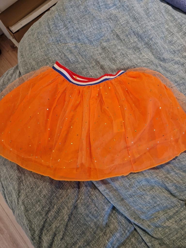 Oranje tutu rokje met glitters - Code Oranje (maat 104-110), Ophalen of Verzenden, Zo goed als nieuw, Code Oranje, Meisje