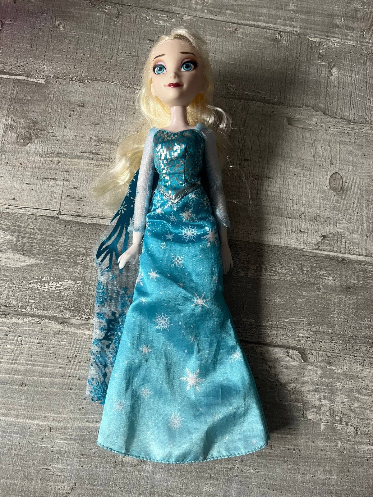 Frozen Elsa barbie pop, Ophalen of Verzenden, Gebruikt, Barbie