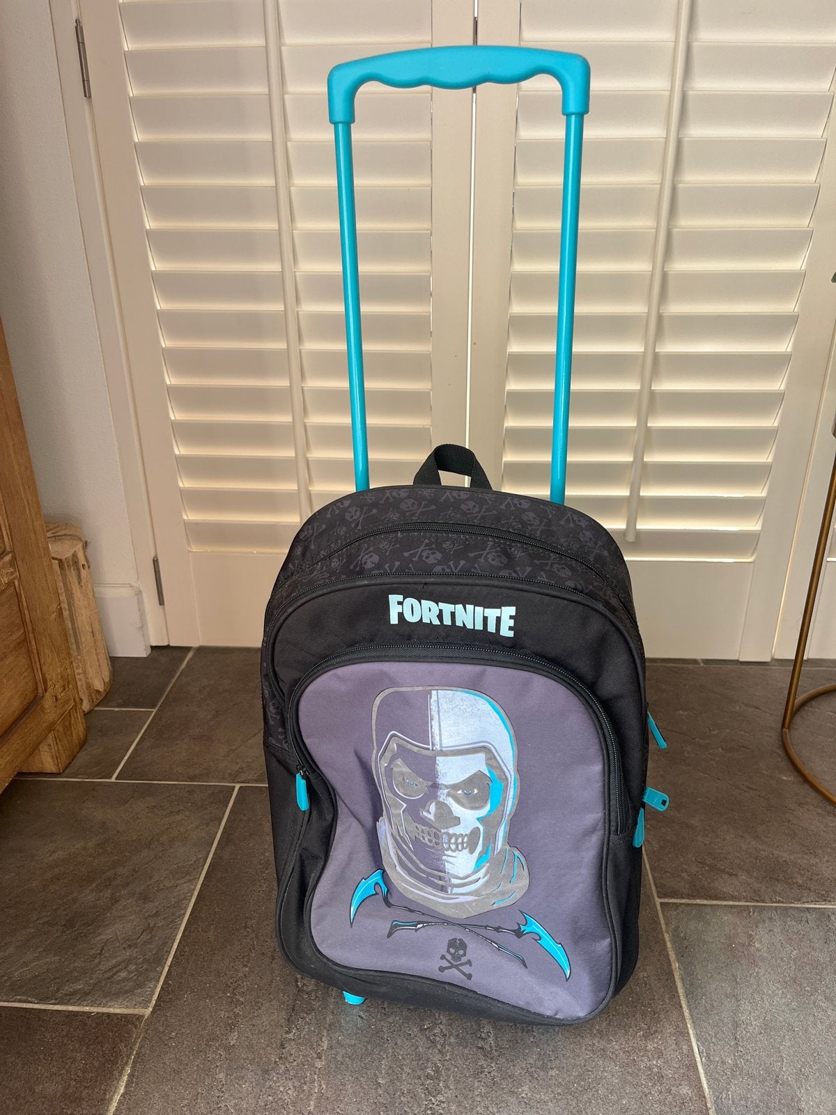 Fortnite 42cm Trolley Roller / Rugtas in 1, Gebruikt, 25 tot 40 cm, 30 tot 45 cm, Ophalen