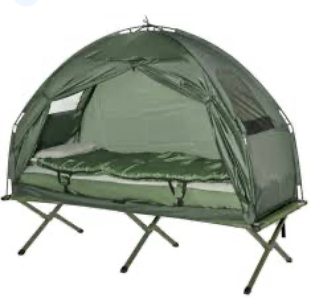Outsunny 1-persoons tentbed - Ideaal voor kamperen!, Ophalen of Verzenden, Zo goed als nieuw, Tot en met 2
