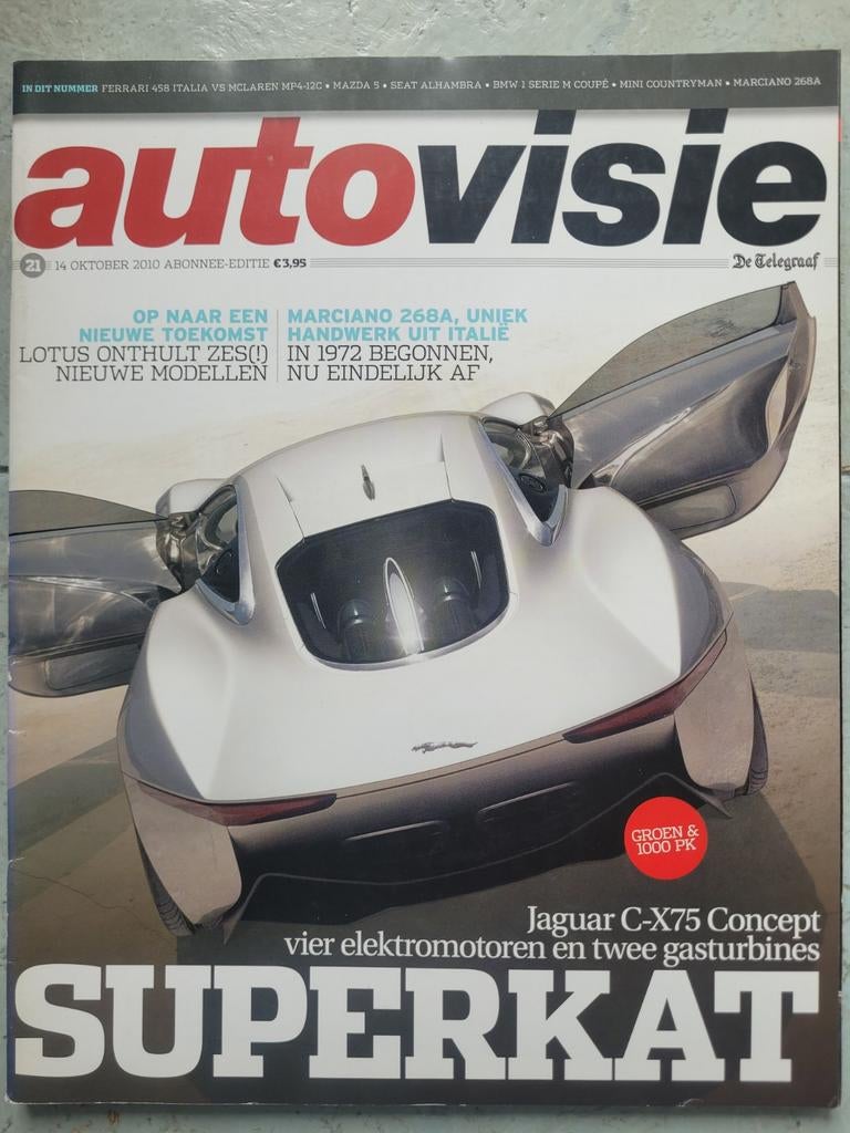 Autovisie nr 21 van 2010, Ophalen of Verzenden, Gelezen, Algemeen