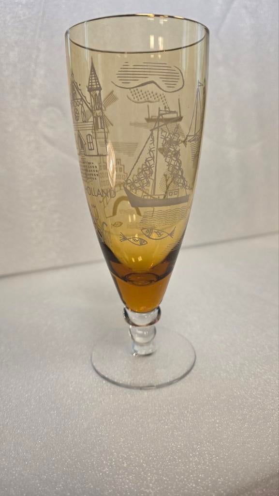 Maastricht kristal unie carnaval glas, Ophalen of Verzenden