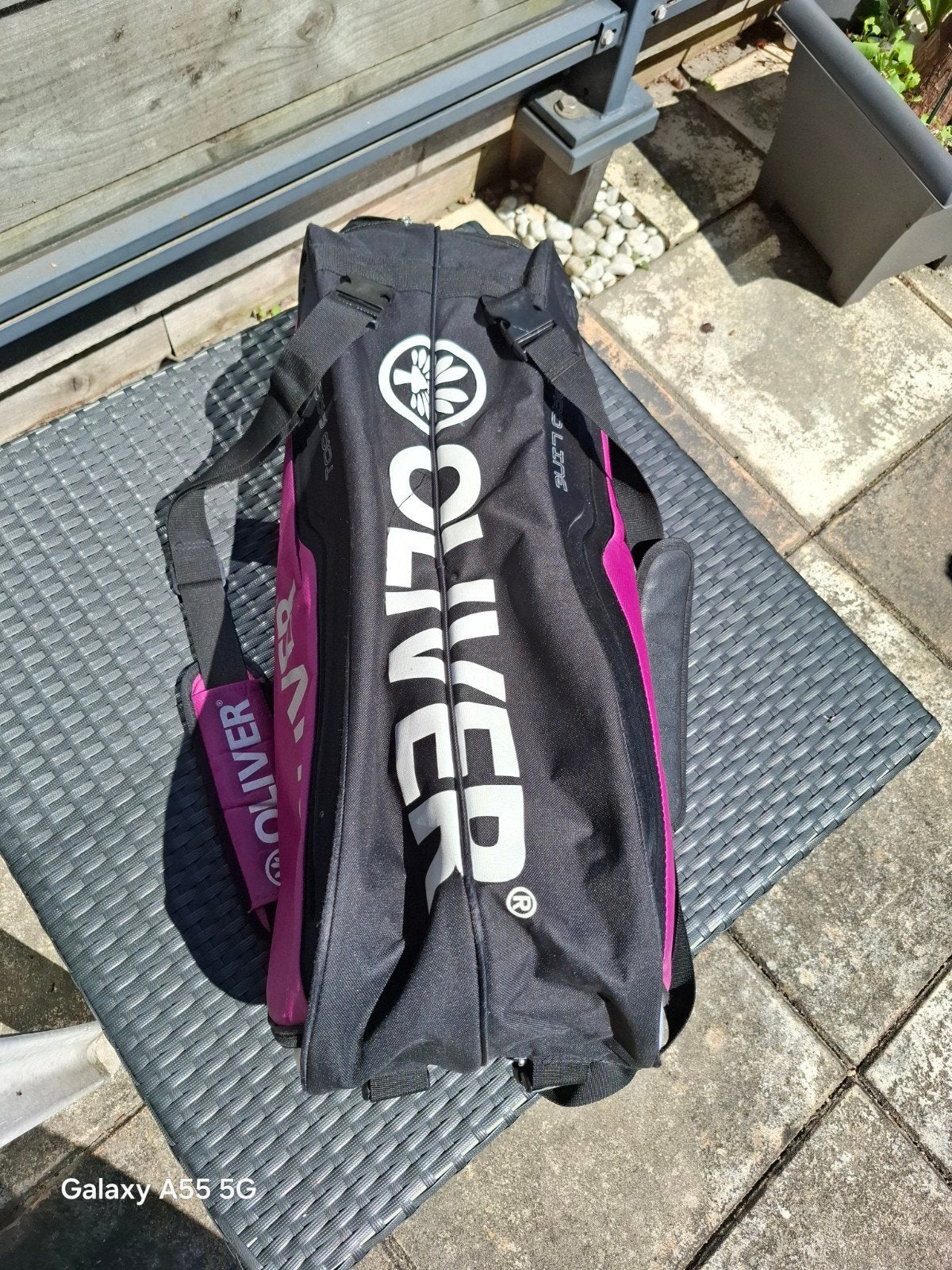 Oliver Tennis/Squash Racket Tas - Zwart/Roze, Ophalen of Verzenden, Oliver, Nvt, Nvt