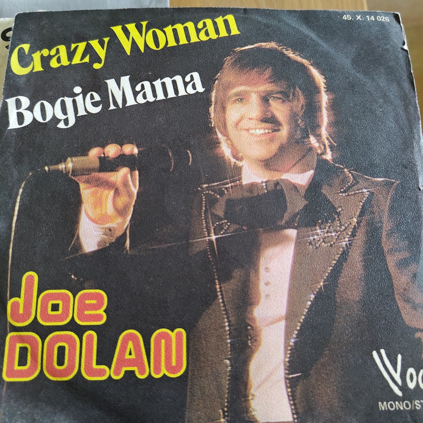 Joe Dolan - Crazy Woman / Bogie Mama 7 inch single, Gebruikt, 7 inch, Ophalen of Verzenden, Pop