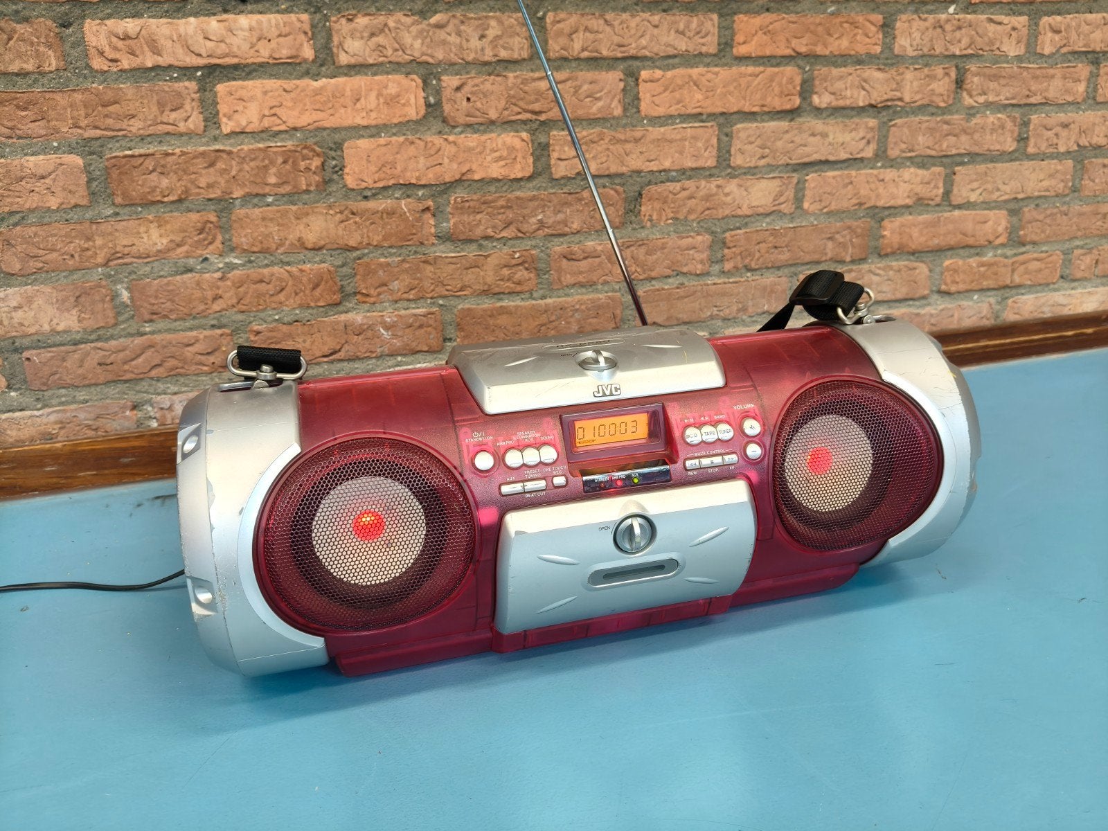 JVC RV-B550 Boombox- Draagbaar "Kaboom", Audio, Tv en Foto, Cd-spelers, Ophalen, Gebruikt, JVC, Draagbaar
