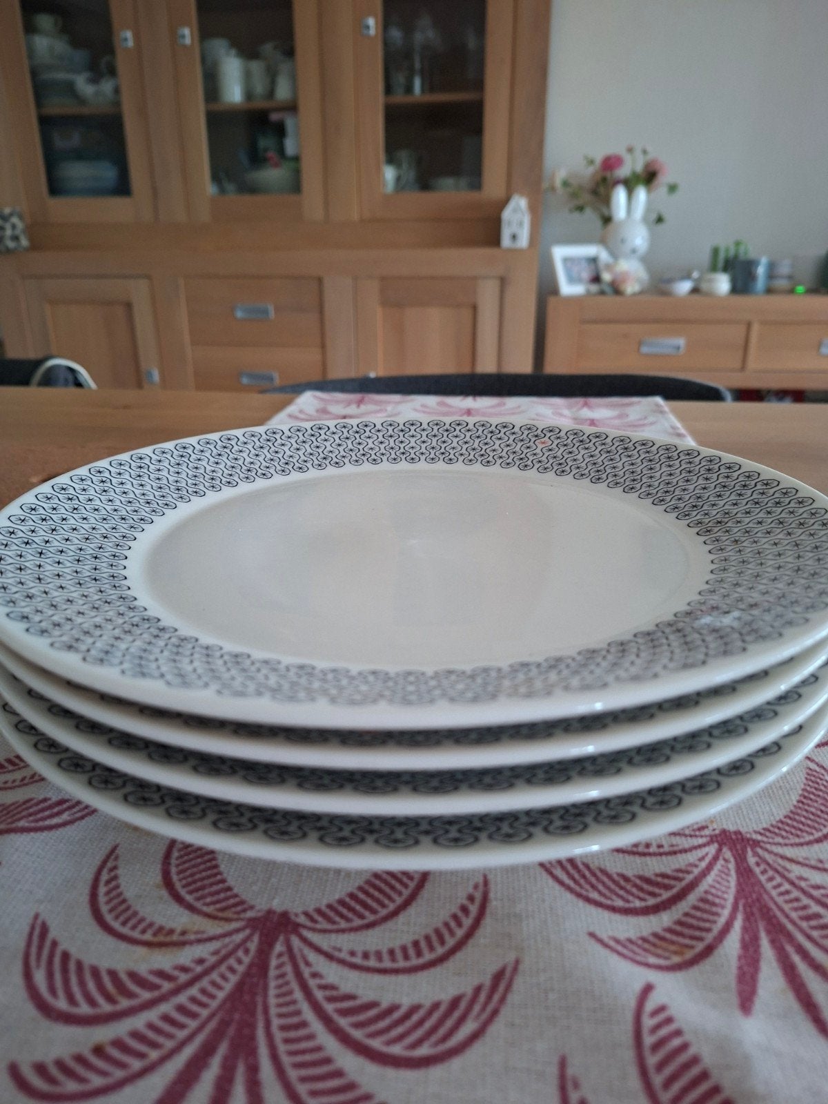 Royal Doulton Charlene Mullen Foulard Star borden, Gebruikt, Overige merken, Ophalen of Verzenden, Bord(en)
