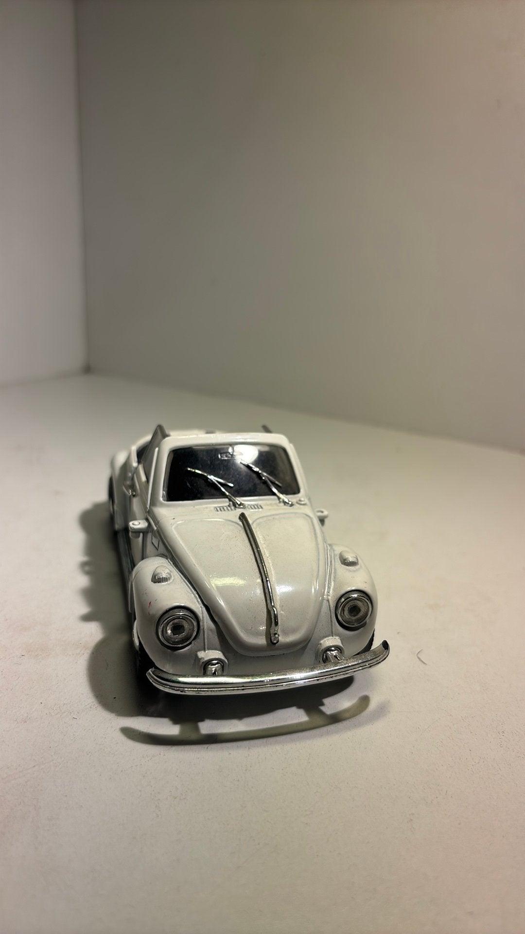 Volkswagen kever white  cabriolet polistil 1.24, Hobby en Vrije tijd, Overige merken, Ophalen of Verzenden, A, A