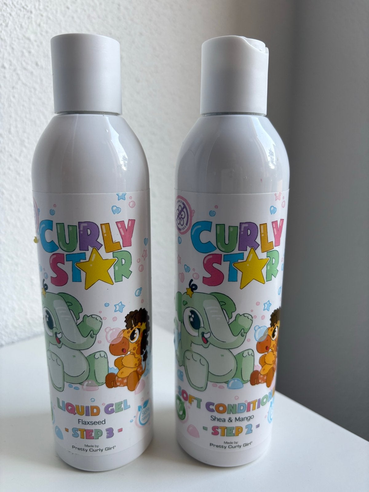 Curly Star Soft Conditioner & Liquid Gel, Sieraden, Tassen en Uiterlijk, Uiterlijk | Haarverzorging, Zo goed als nieuw, Shampoo of Conditioner