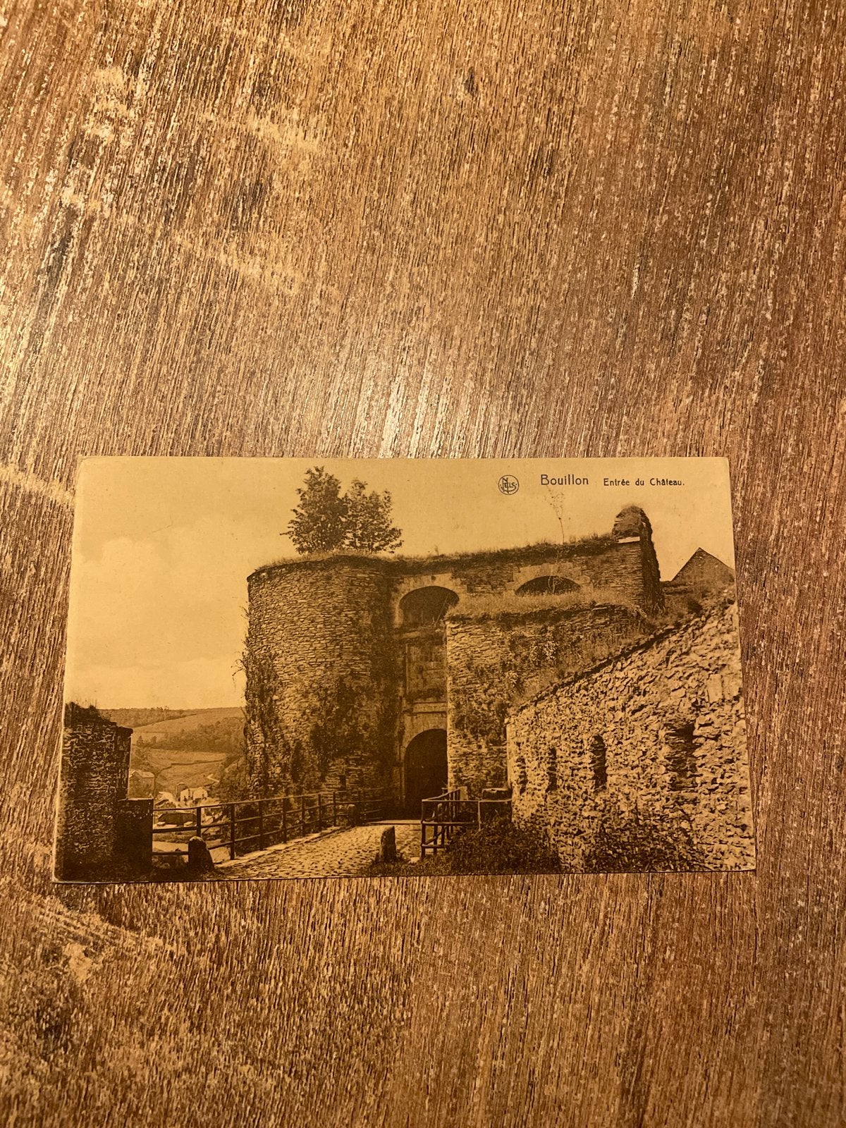 Oude Ansichtkaart Bouillon - Entrée du Château, Ophalen of Verzenden, Gelopen, België en Luxemburg