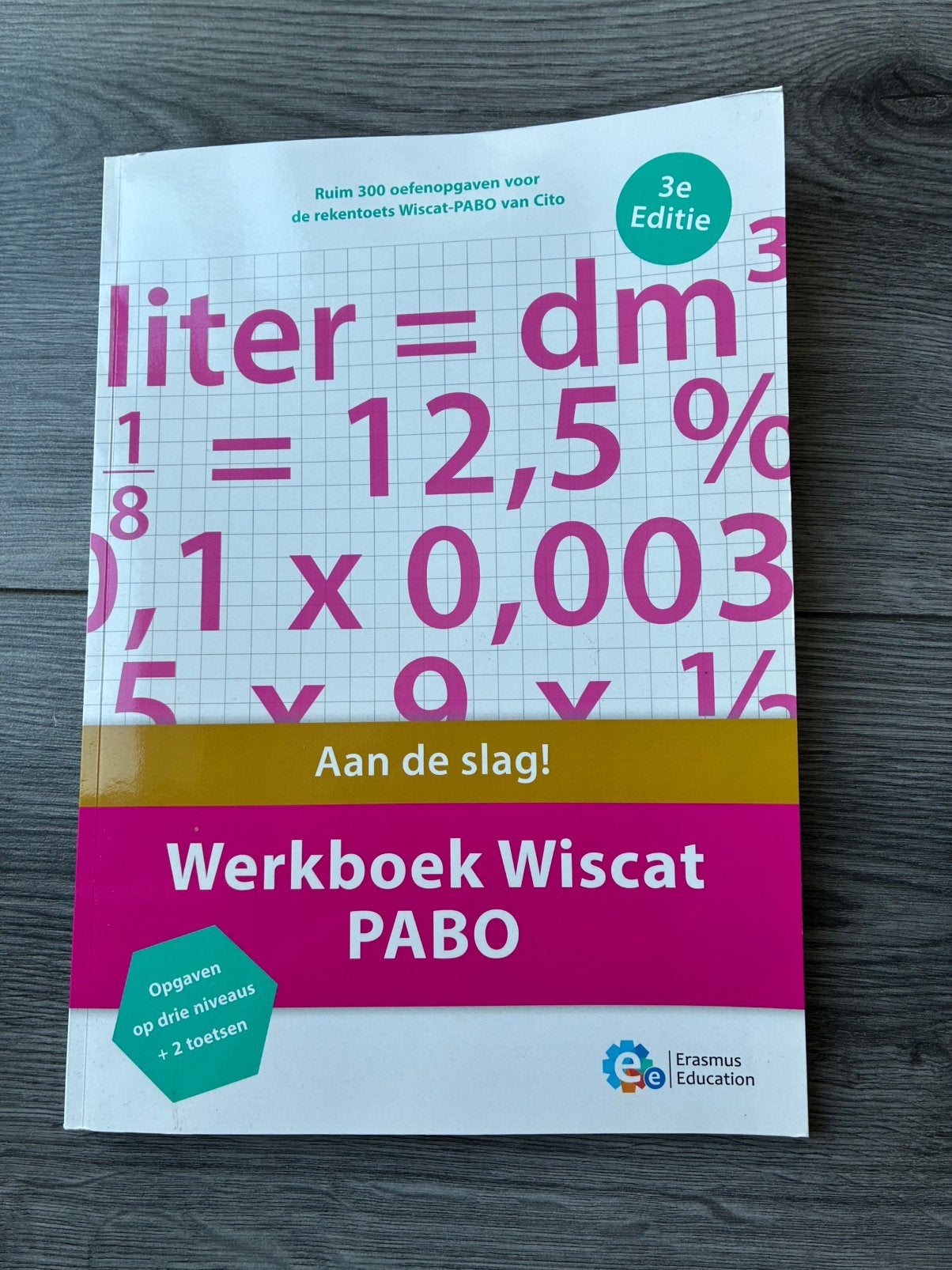 Werkboek Wiscat Pabo - 3e editie, Boeken, Studieboeken en Cursussen, Erasmus Education, Ophalen of Verzenden, Zo goed als nieuw