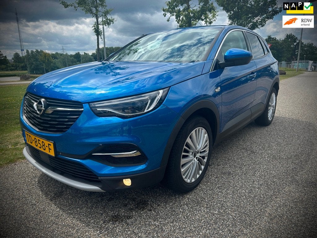 Opel Grandland X 1.2 Turbo Business Executive, NIEUWSTAAT, D, Auto's, Opel, Voorwielaandrijving, Gebruikt, 1199 cc, Blauw