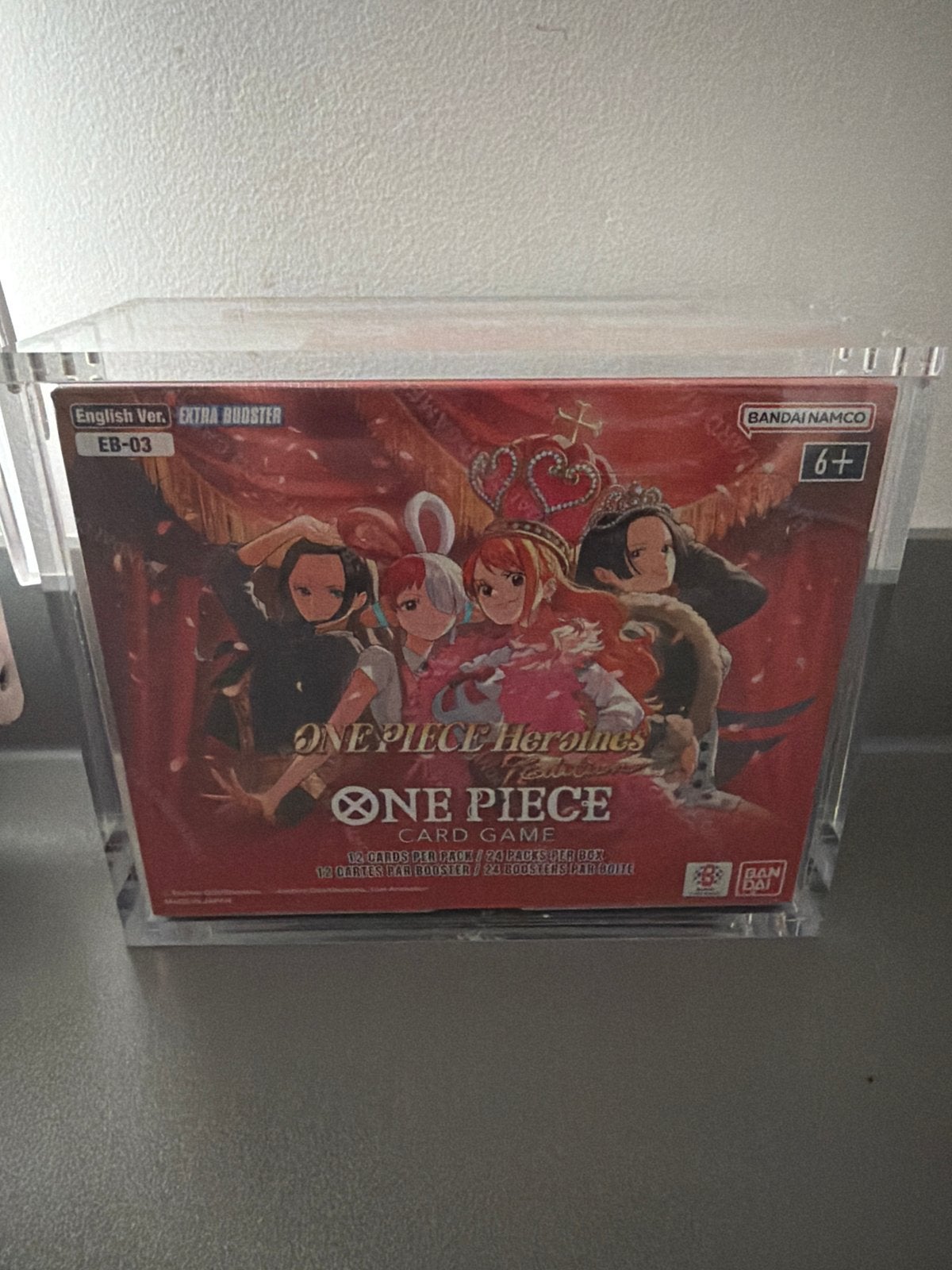 One Piece Card Game EB-03 Extra Booster Box Heroines, Ophalen of Verzenden, Nieuw, Boosterbox