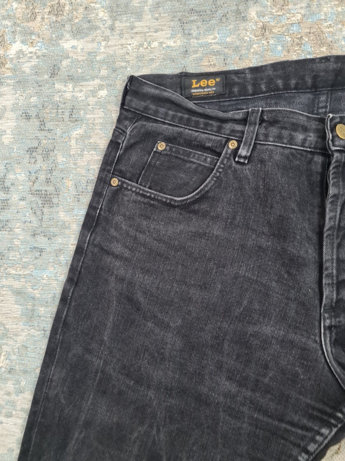 LEE DENVER W36 L34 BOOTCUT 100% katoen Bronno3634 Zwart, W36 - W38 (confectie 52/54), https://eu.lee.com/nl-nl/contact-us.html