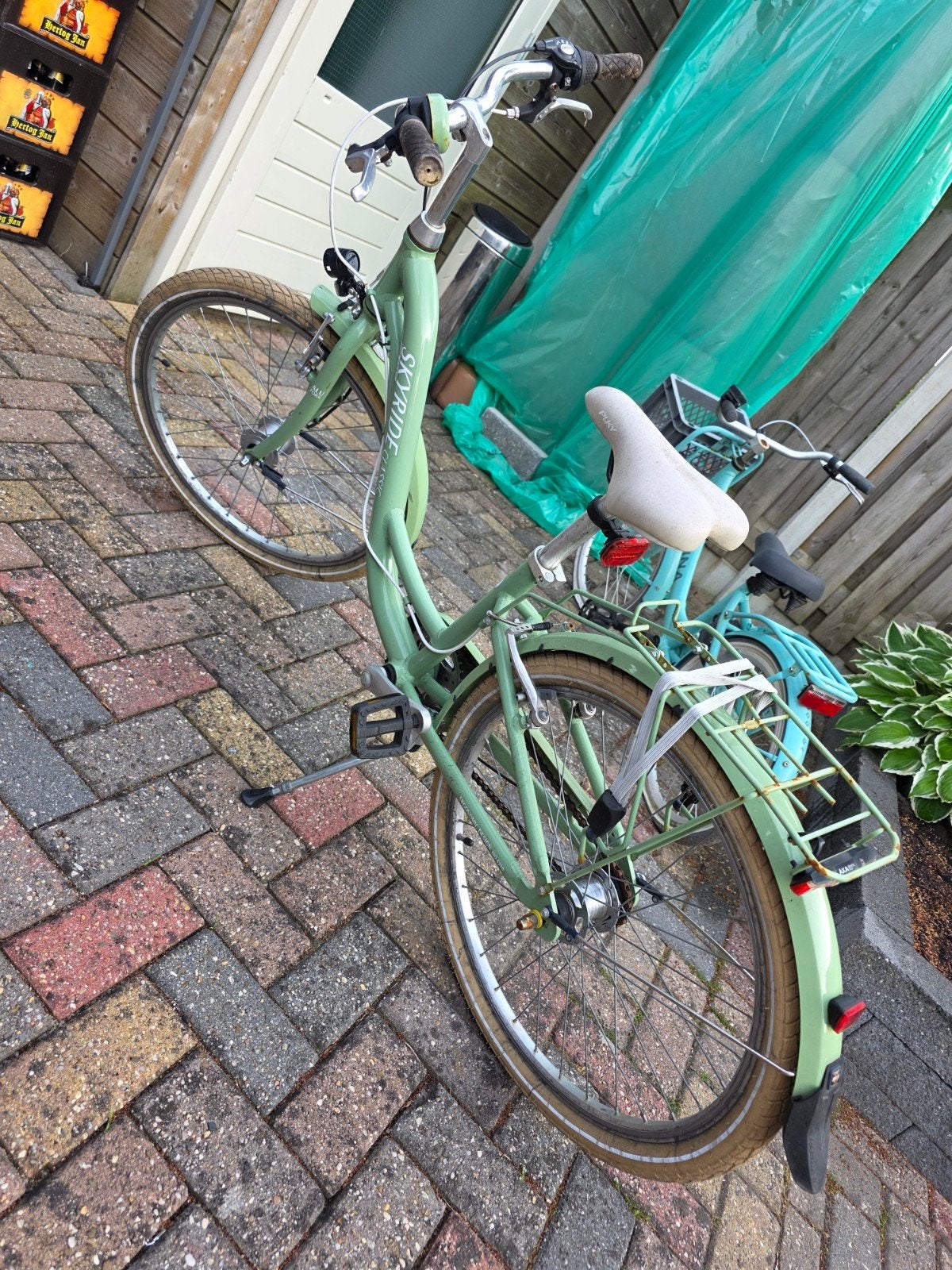 Skyride Damesfiets 24inch - Groen, Zo goed als nieuw, Fietsen en Brommers, Overige merken, Versnellingen, Ophalen of Verzenden