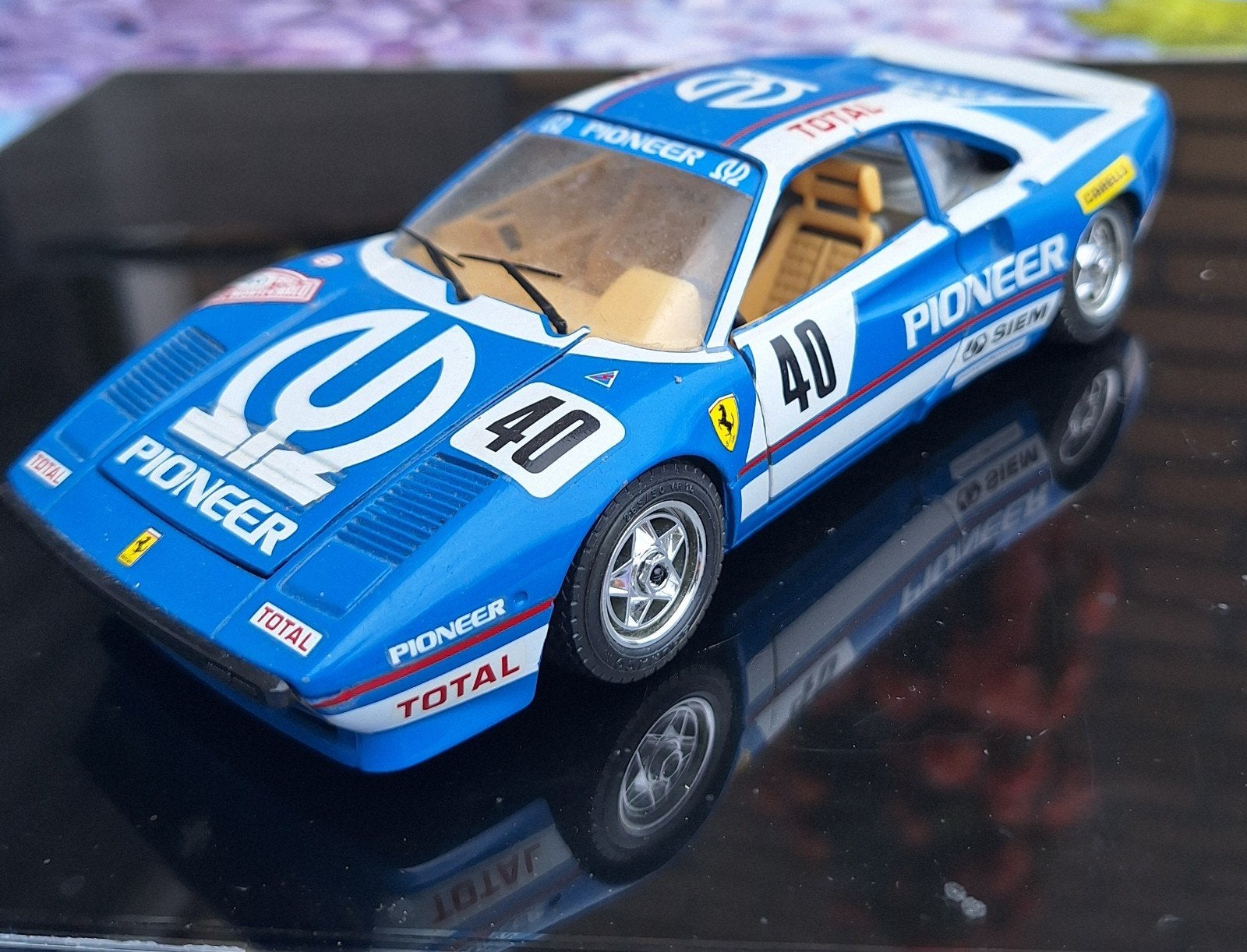 burago ferrari gto 1984 "pioneer", Ophalen of Verzenden, Gebruikt, Auto, Bburago