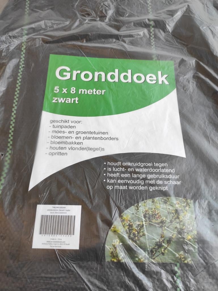 Worteldoek / Gronddoek, Ophalen, Tuinaarde