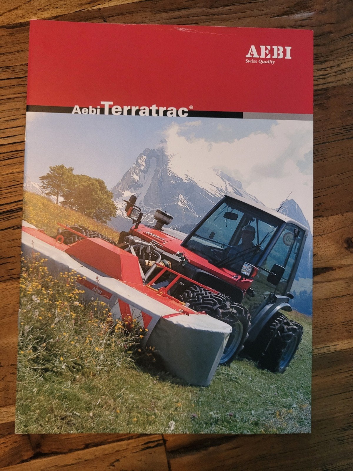 tractor folder AEBI Terratrac, Ophalen of Verzenden, Zo goed als nieuw