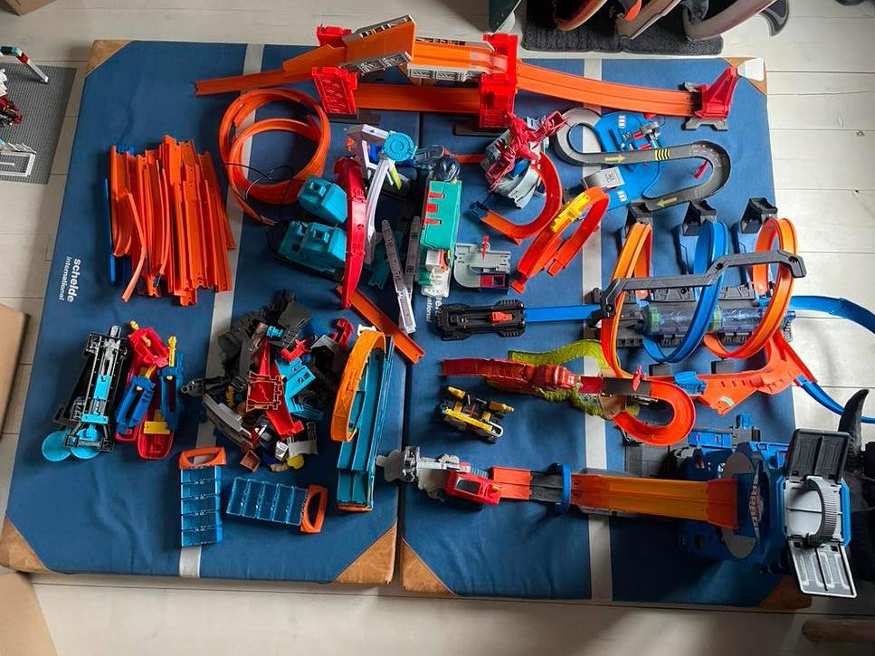 Hotweels autobanen, Kinderen en Baby's, Speelgoed | Racebanen, Ophalen, Hot Wheels, Met looping, Racebaan