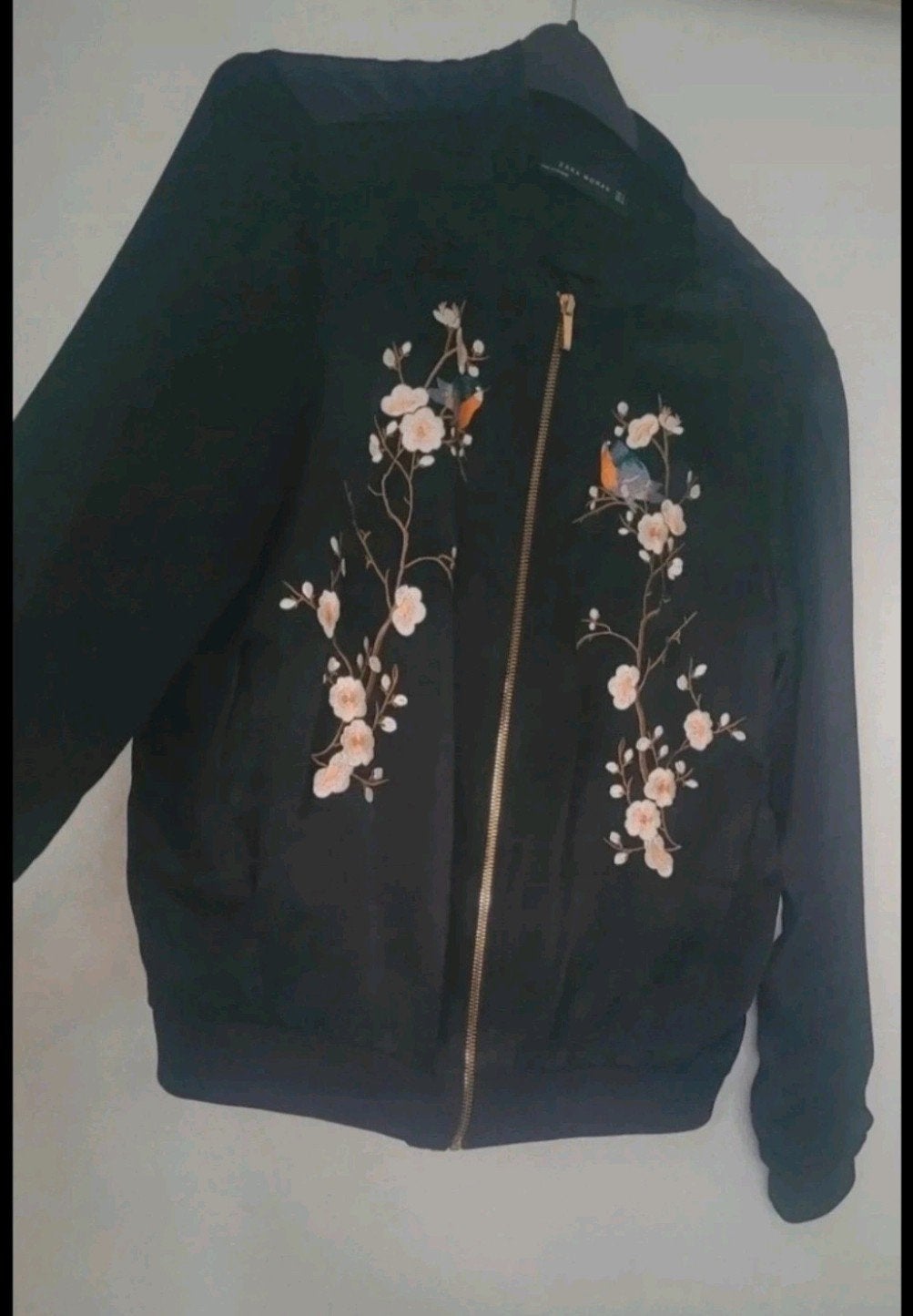zara tussen jas met geborduurde bloemen, Maat 38/40 (M), Ophalen of Verzenden, Zo goed als nieuw, Zara