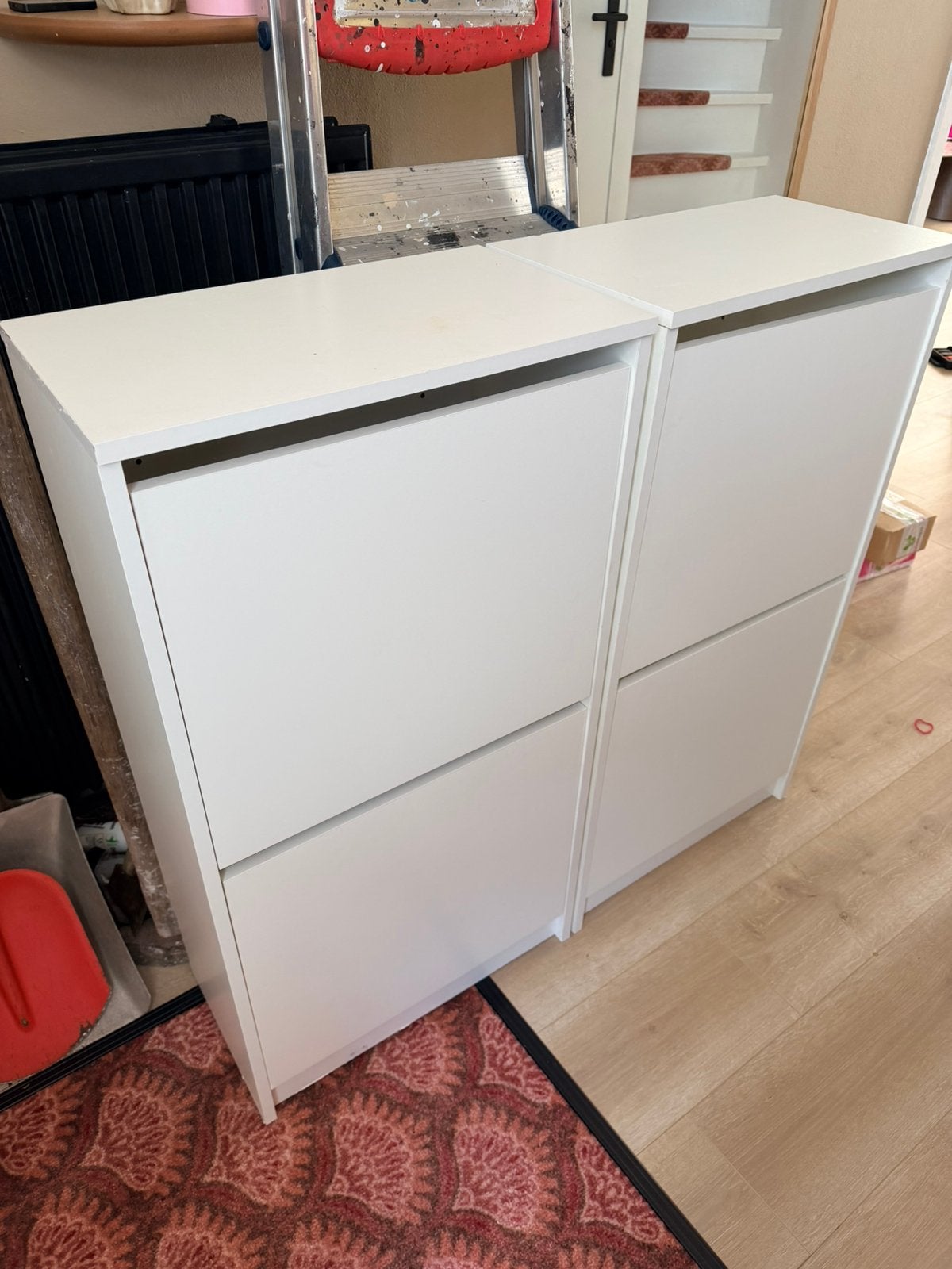 Ikea Bissa schoenenkast 2x wit - GRATIS, Huis en Inrichting, Kasten | Schoenenkasten, Ophalen, Zo goed als nieuw