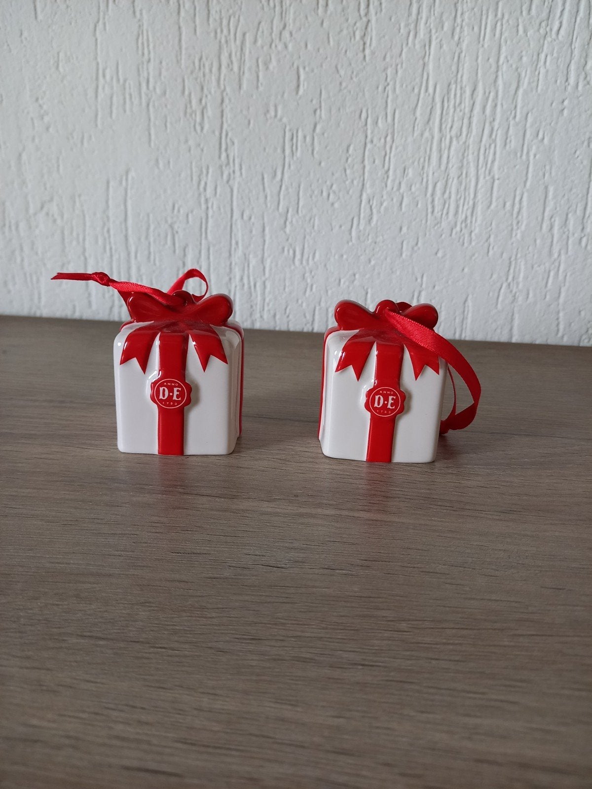 2 nieuwe kerstboomhangers van DE, Ophalen of Verzenden, Nieuw
