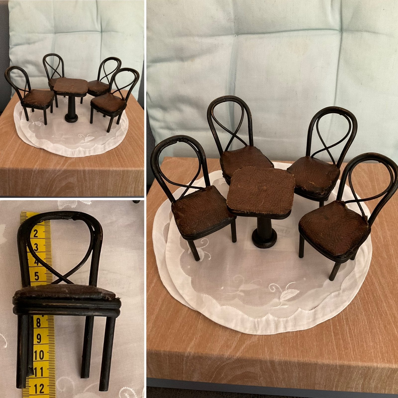 🌿Pop, poppenhuis 🌿”ANTIEK THONET SETJE”🌿5 delig, Antiek en Kunst, Verzenden