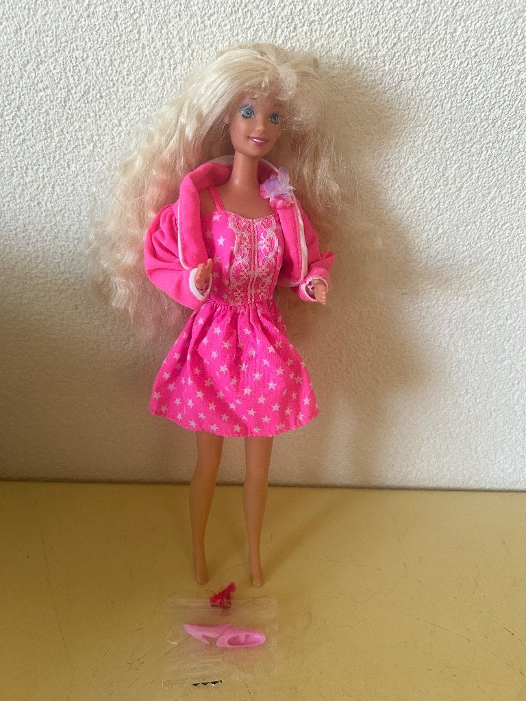 Prachtige Vintage Barbie 1992 Pratend Teen Talk Model, Ophalen of Verzenden, Gebruikt, Fashion Doll