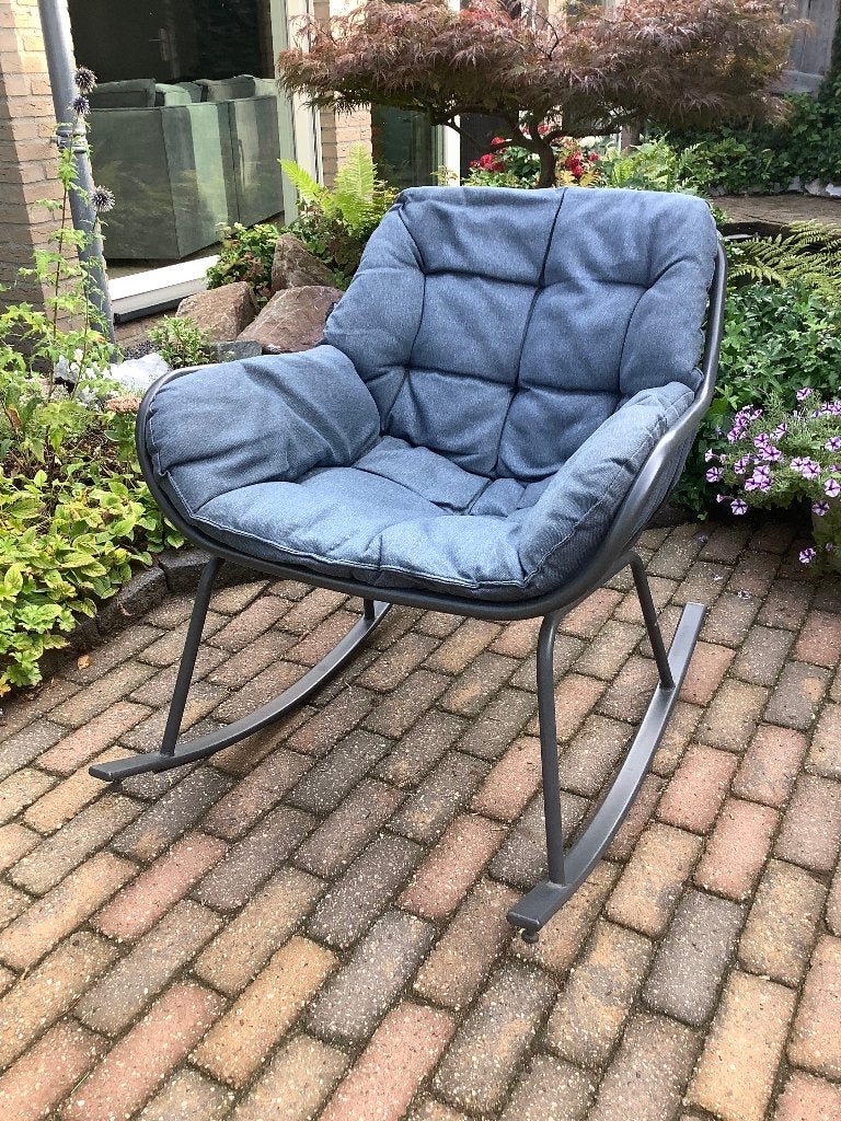 Schommelstoel voor buiten, Tuin en Terras, Ophalen of Verzenden, Gebruikt, Metaal