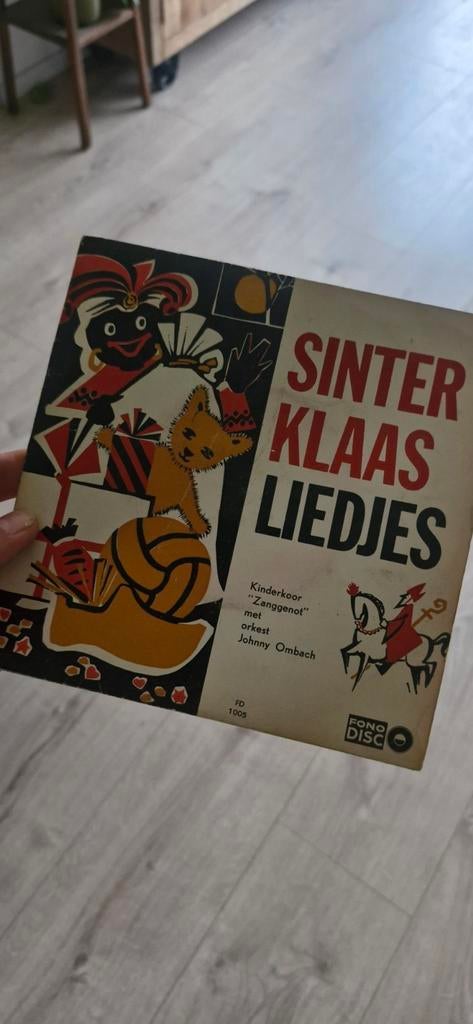 LP sinterklaasliedjes 1960, Boeken, Ophalen of Verzenden, Zo goed als nieuw