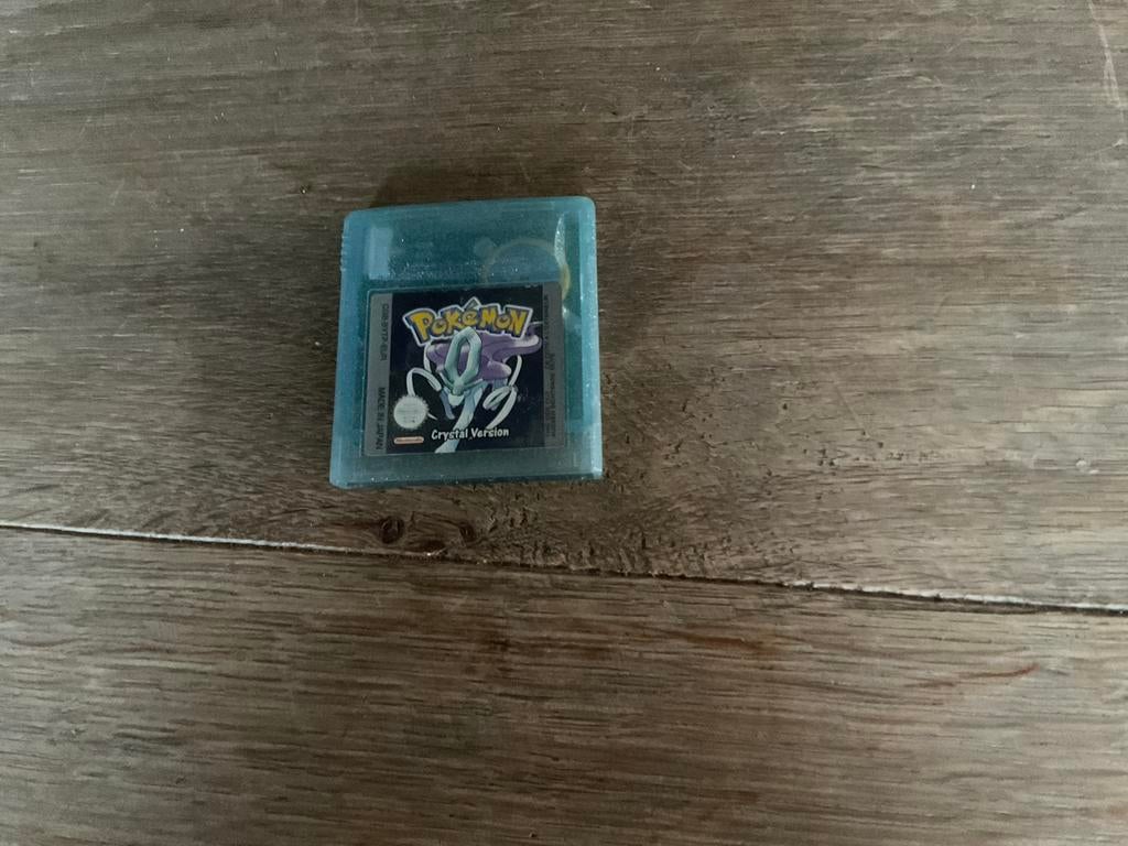 Pokémon Crystal Version Game Boy Color, Gebruikt, 1 speler, Ophalen of Verzenden, Role Playing Game (Rpg)
