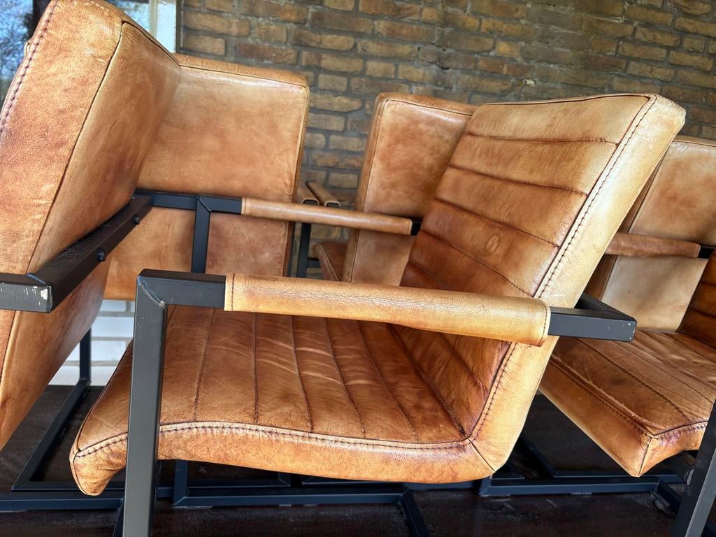 6 eetkamer stoelen, Ophalen, Gebruikt, 200 cm of meer, 50 tot 100 cm