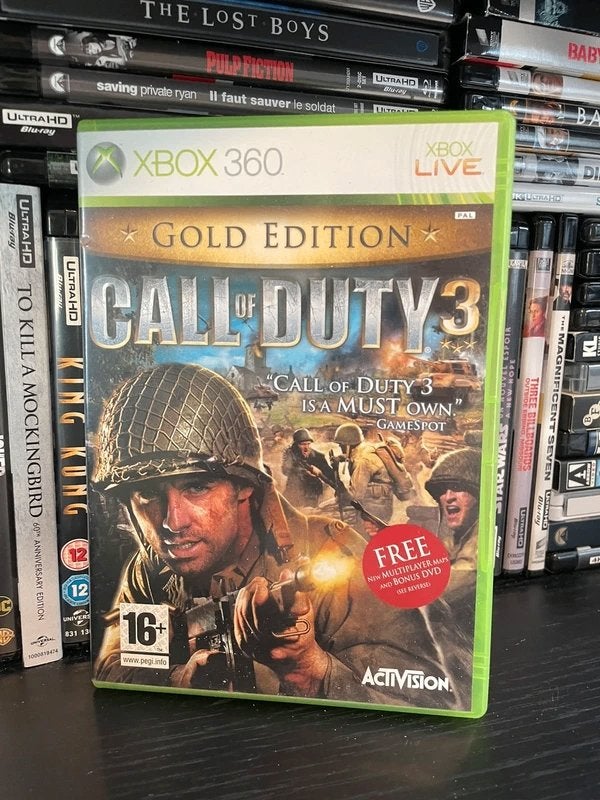 Call of Duty 3 Xbox 360, Shooter, 1 speler, Ophalen of Verzenden, Zo goed als nieuw