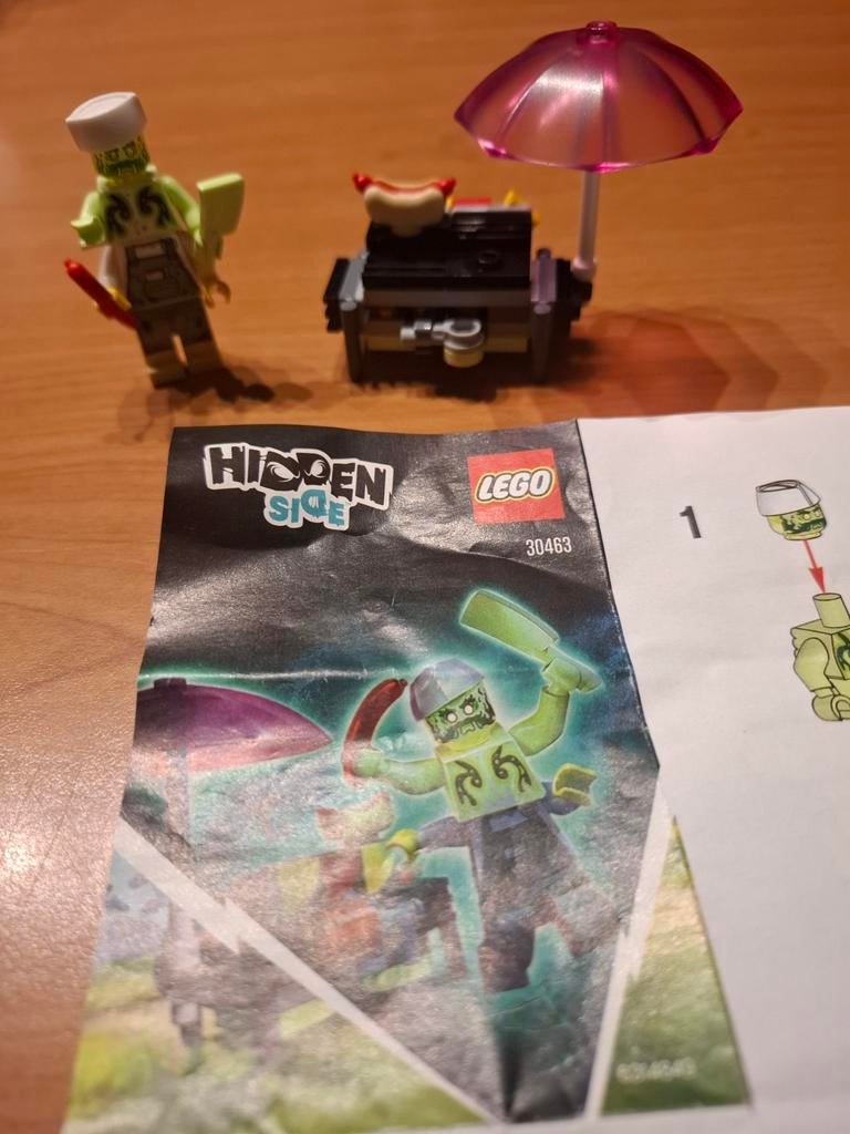 Lego bbq en kok, Ophalen