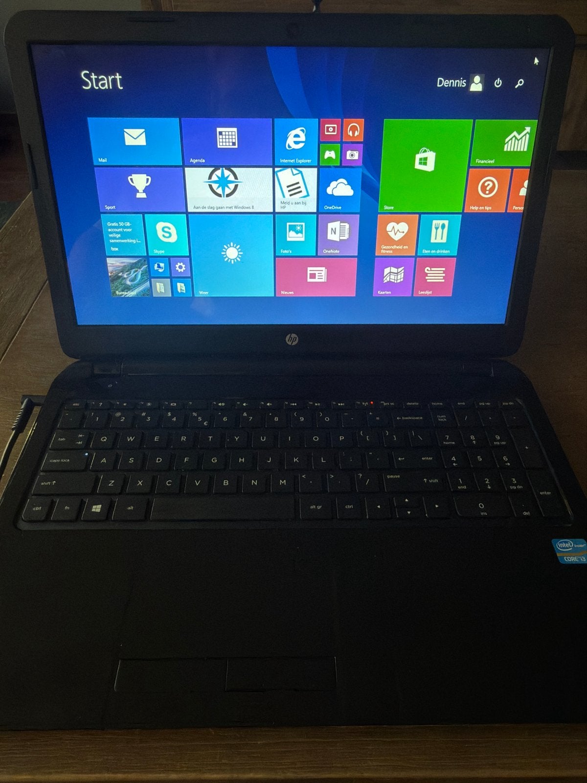 HP 15 Notebook PC - Intel Core i3, defecte accu, Ophalen, Gebruikt, HDD, Minder dan 2 Ghz