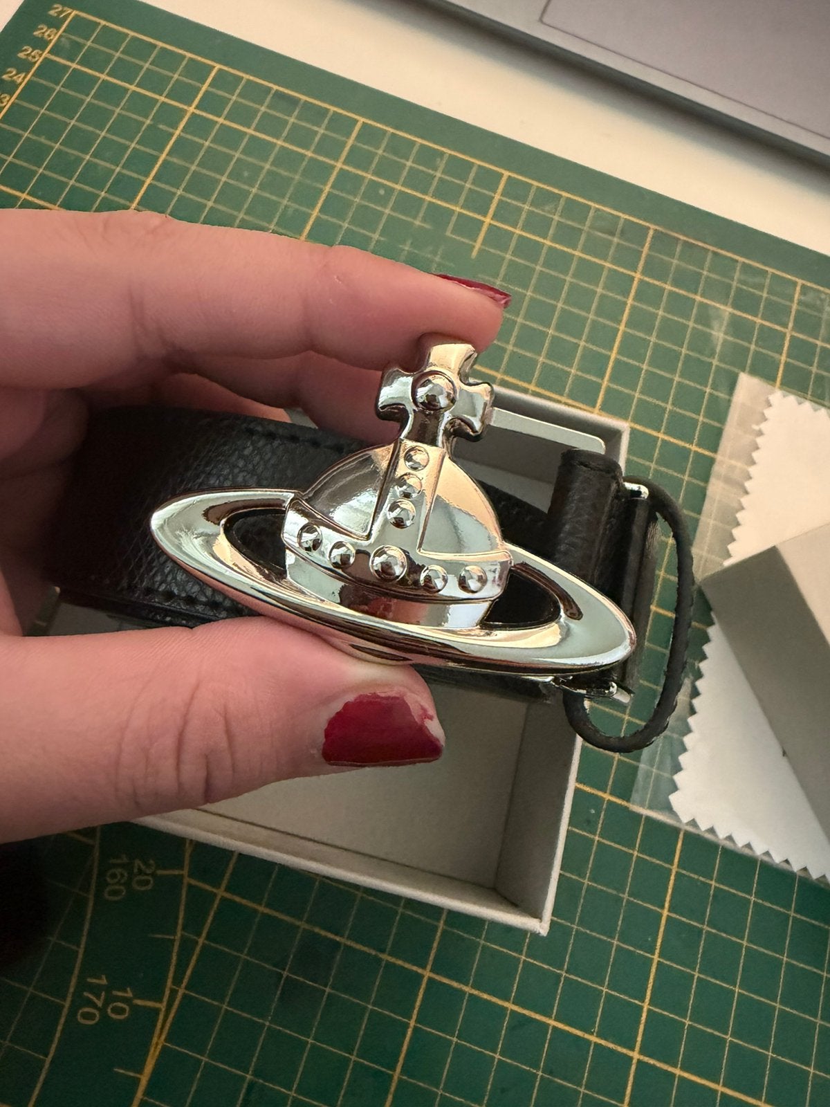 Vivienne Westwood Riem, Ophalen, Zwart, Nieuw, 3 tot 5 cm