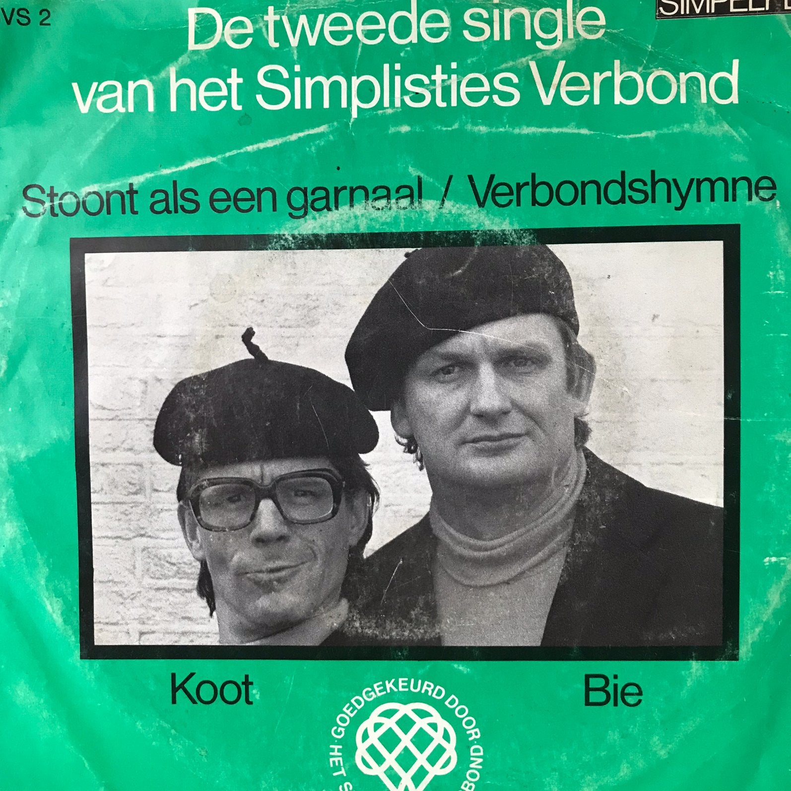 Simplisties Verbond - Stoont als een garnaal, Cd's en Dvd's, Vinyl | Nederlandstalig, Ophalen of Verzenden, Zo goed als nieuw