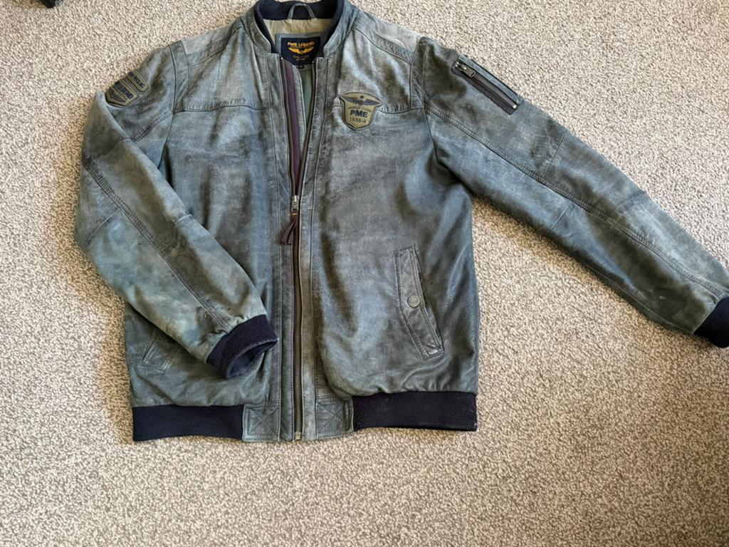 PME schapenleder xl, Kleding | Heren, Ophalen of Verzenden, Gedragen, Maat 56/58 (XL), Grijs