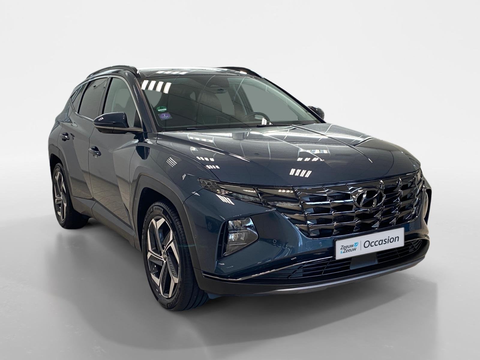 Hyundai Tucson 1.6 HYBRID | PREMIUM SKY | LEDER | 1650KG TRE, Auto's, 12 maanden, Gebruikt, Euro 6, 4 cilinders