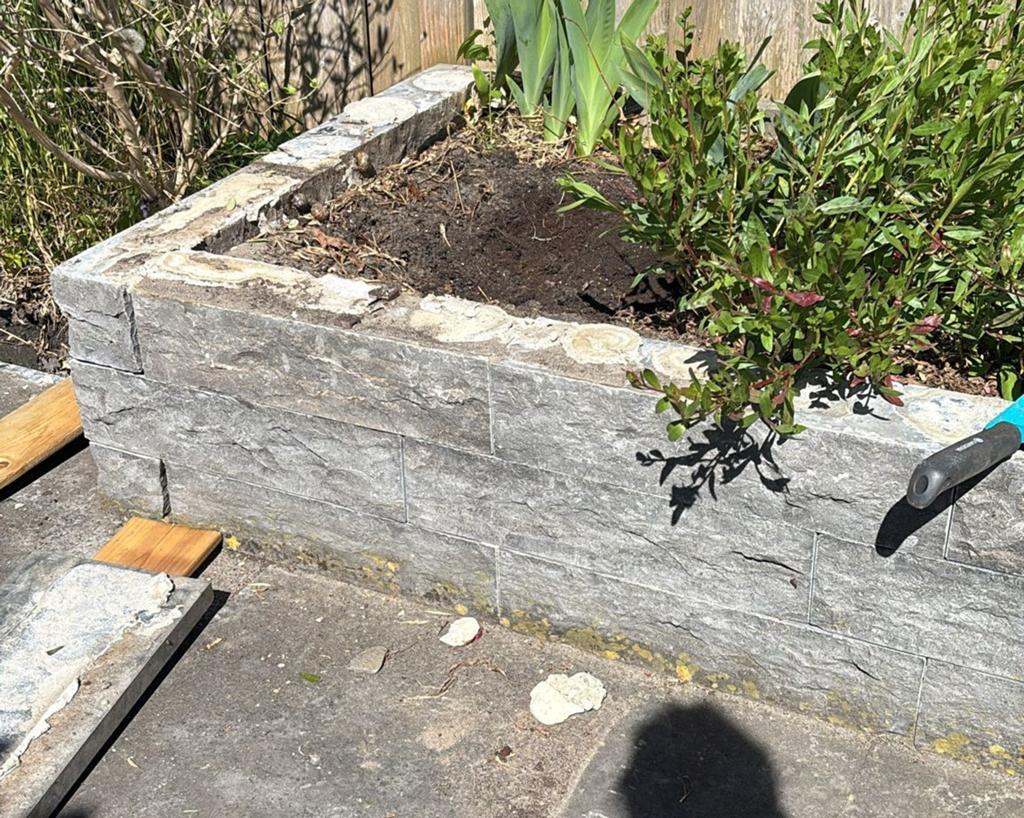 Chinees hardsteen blue spotted stapelblokken 12x12x50, Ophalen, Gebruikt, Overige typen, Natuursteen