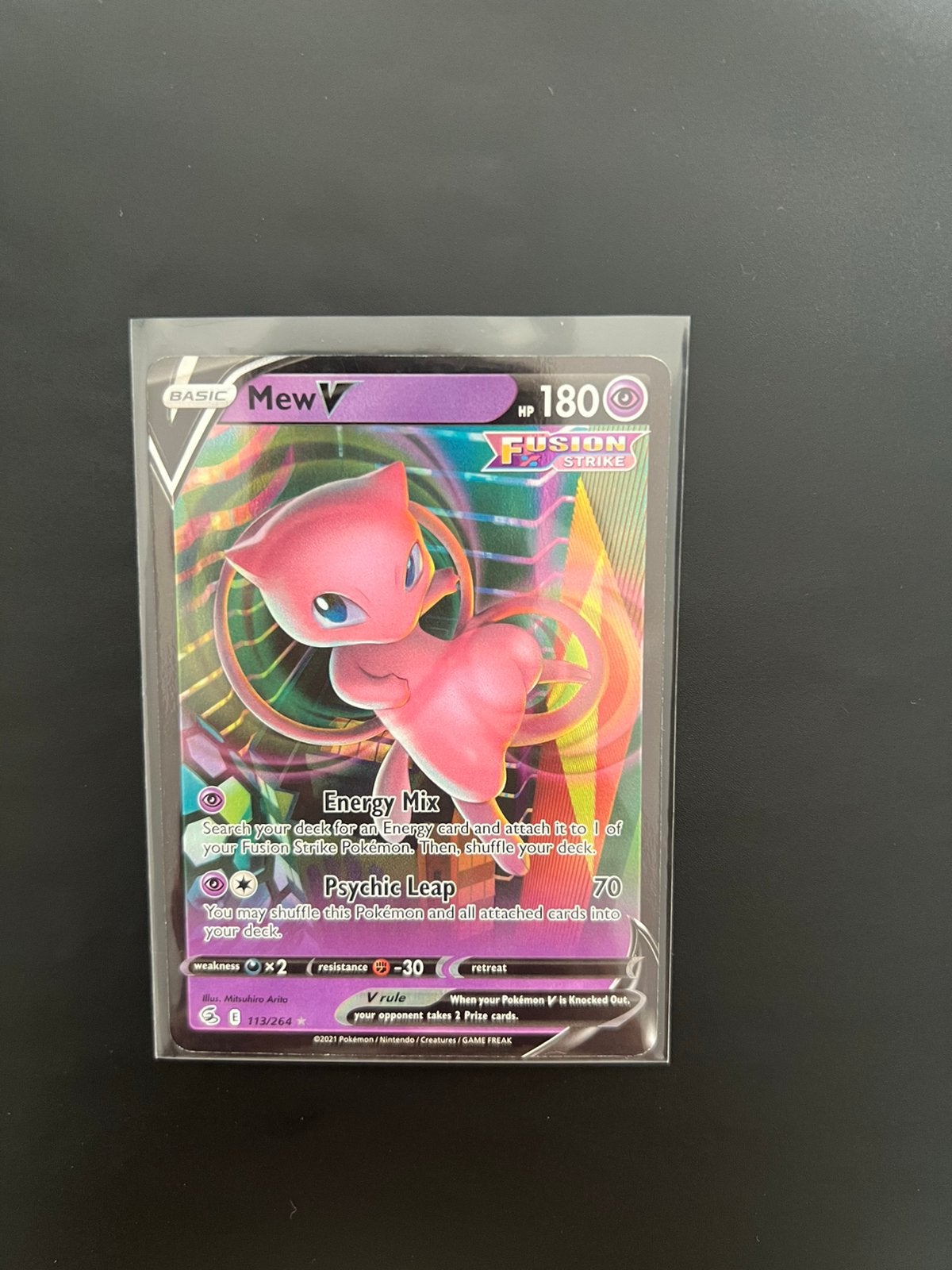 Pokemon kaart, Mew, Hobby en Vrije tijd, Verzamelkaartspellen | Pokémon, Ophalen of Verzenden, Nieuw, Losse kaart