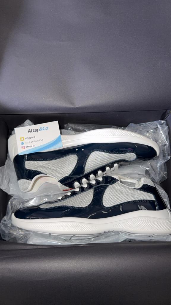 Prada American Cup Sneakers - Beste Kwaliteit, Ophalen of Verzenden, Nieuw, Blauw, Sneakers of Gympen