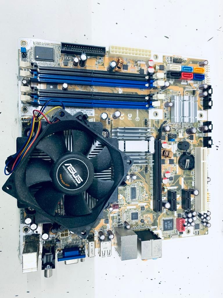 ASUS Moederbord met Intel Core Processor en DDR2 Geheugen, Computers en Software, Ophalen of Verzenden, Gebruikt, Intel, DDR2