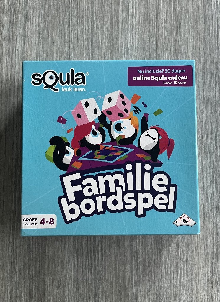 Squla bordspel, Drie of vier spelers, Ophalen of Verzenden, Zo goed als nieuw, Identity Games